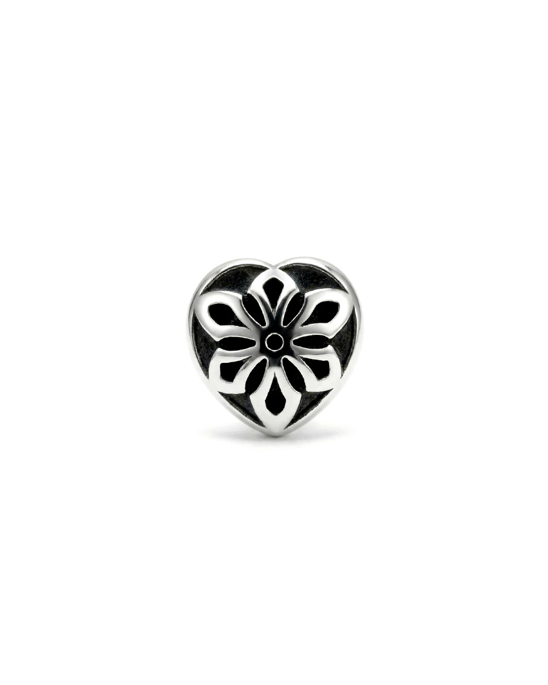 Heart FLoral Earring